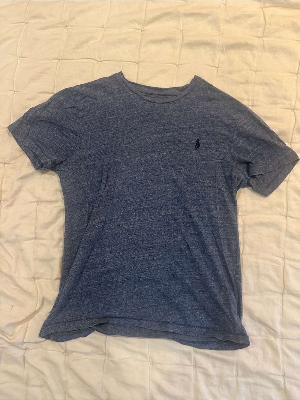 Polo by Ralph Lauren Heathered Navy  Tee in size “slim fit medium”